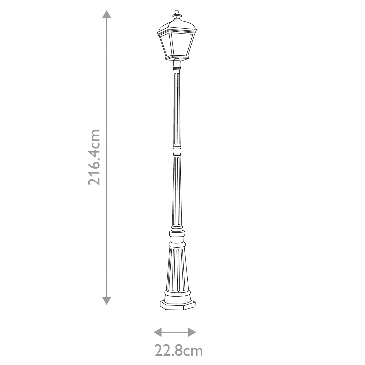 картинка Фонарный столб Elstead, Арт. BAYVIEW-5L-BK от магазина Одежда+ 6