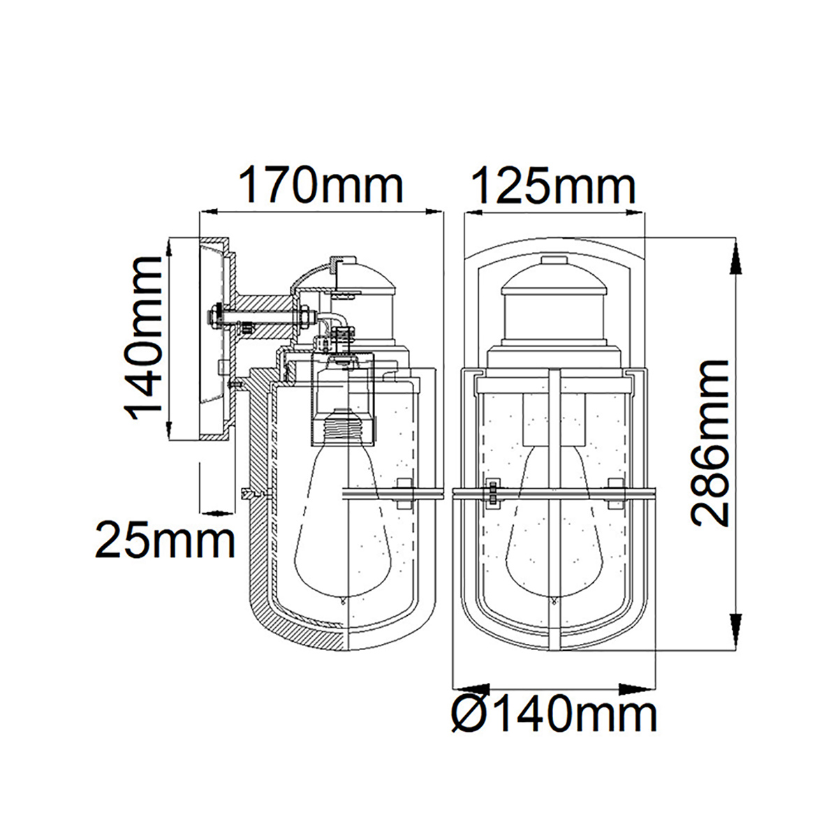 картинка Настенный фонарь Kichler, Арт. KL-SURI-S от магазина Одежда+ 6