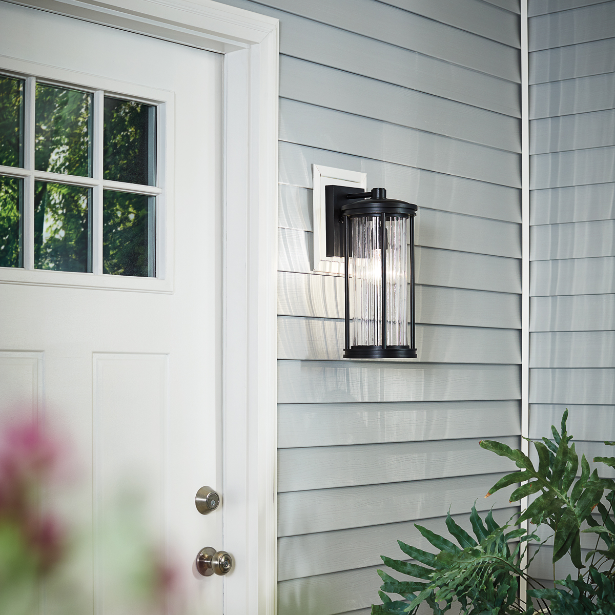 картинка Настенный фонарь Kichler, Арт. KL-BARRAS2-M-BK от магазина Одежда+ 2