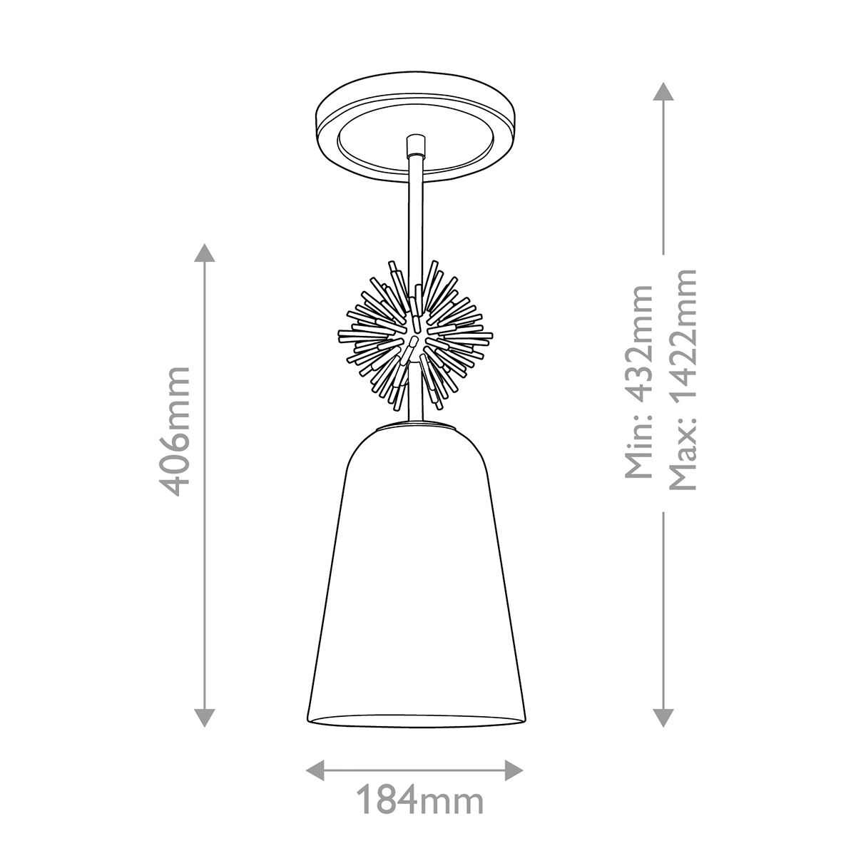 Дизайнерский подвесной светильник Staring, стиль: современный 8