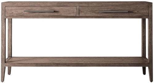 Коричневая консоль Ferro Gramercy Home, размеры: 122x30x81 см Дизайнерская консоль Ferro коричневая