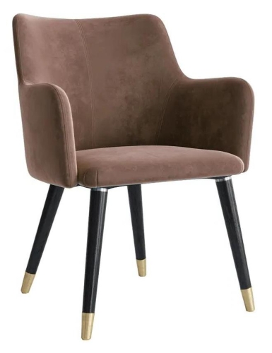 Коричневый стул Warby Gramercy Home, размеры: 61x58x81 см Дизайнерский стул Warby коричневый