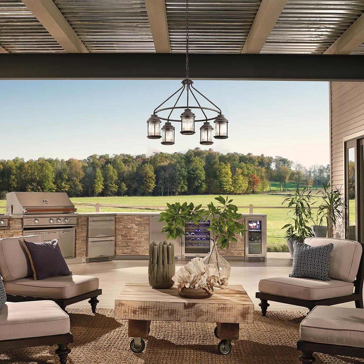 картинка Подвесной фонарь Kichler, арт. KL-ASHLANDBAY-5P от магазина Одежда+ 8