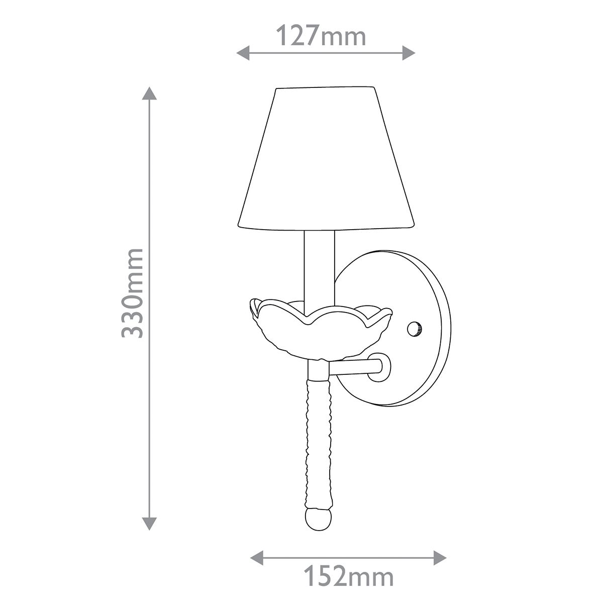 Дизайнерское бра Vichy, стиль:  7