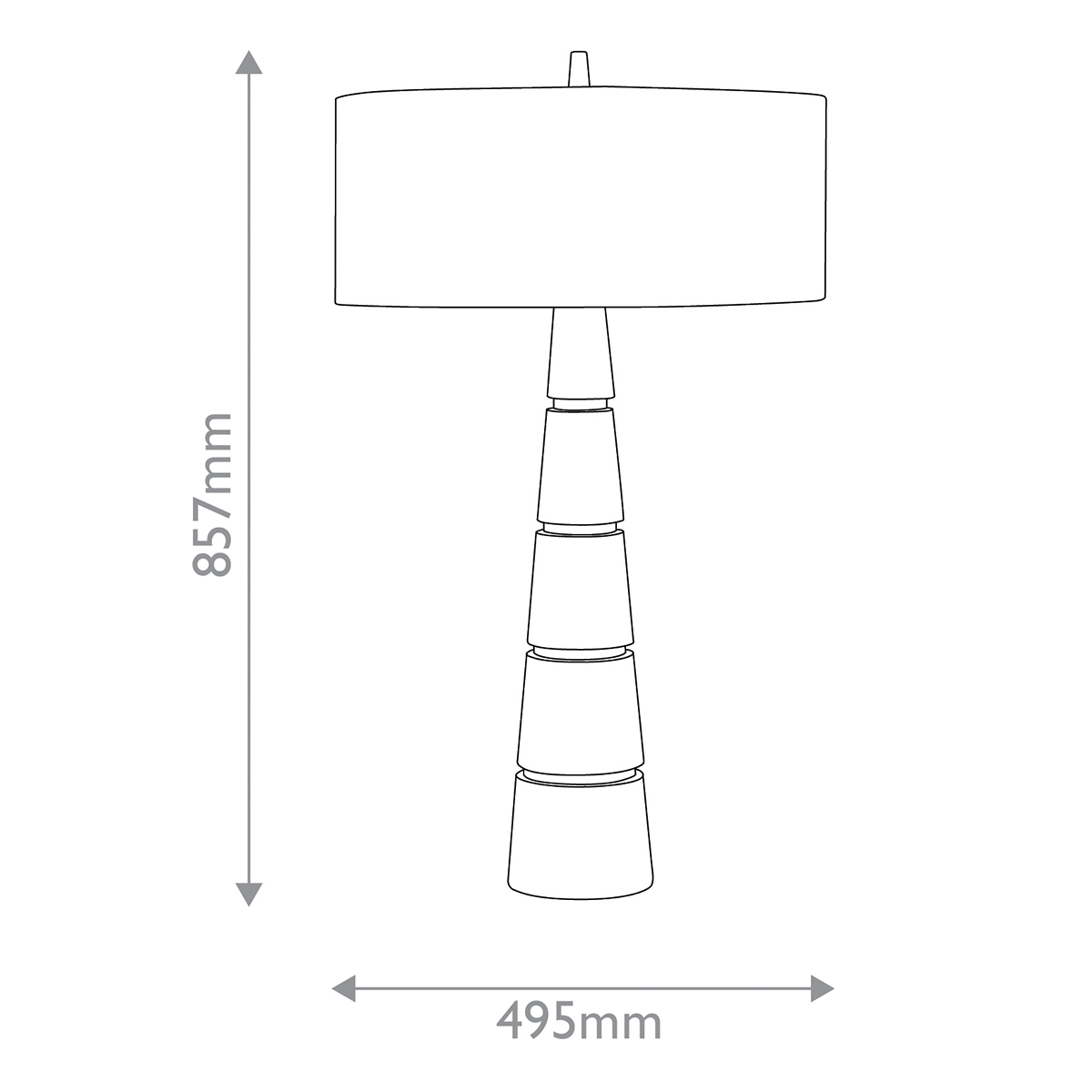 Дизайнерская настольная лампа Eleanora, стиль:  6