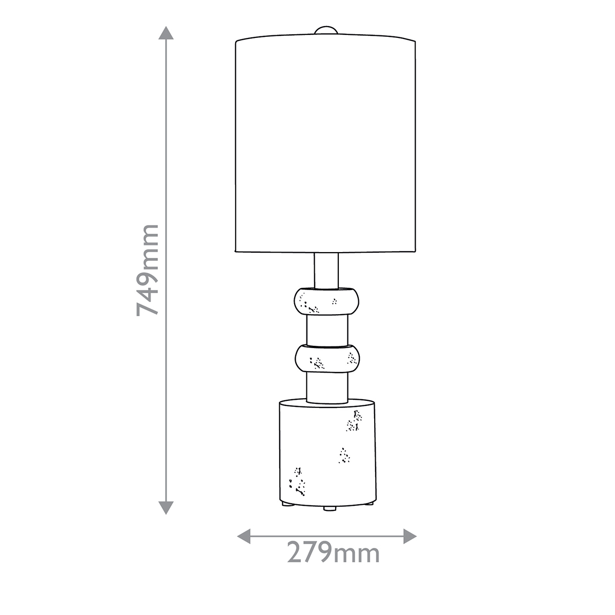 Дизайнерская настольная лампа Goletta, стиль:  6