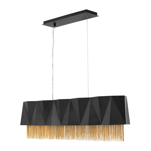 Подвесной светильник Zuma Gramercy Home, размеры: 110x330,9x33,2 см Дизайнерский подвесной светильник Zuma, стиль: современный