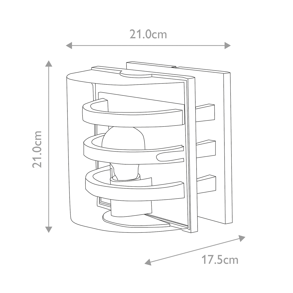 картинка Настенный фонарь  Elstead Lighting, Арт. FRIDA-M от магазина Одежда+ 6