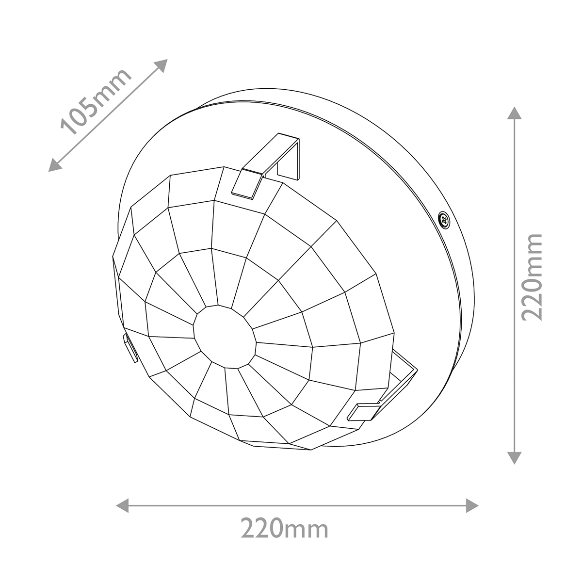 Дизайнерское бра Leo, стиль:  7