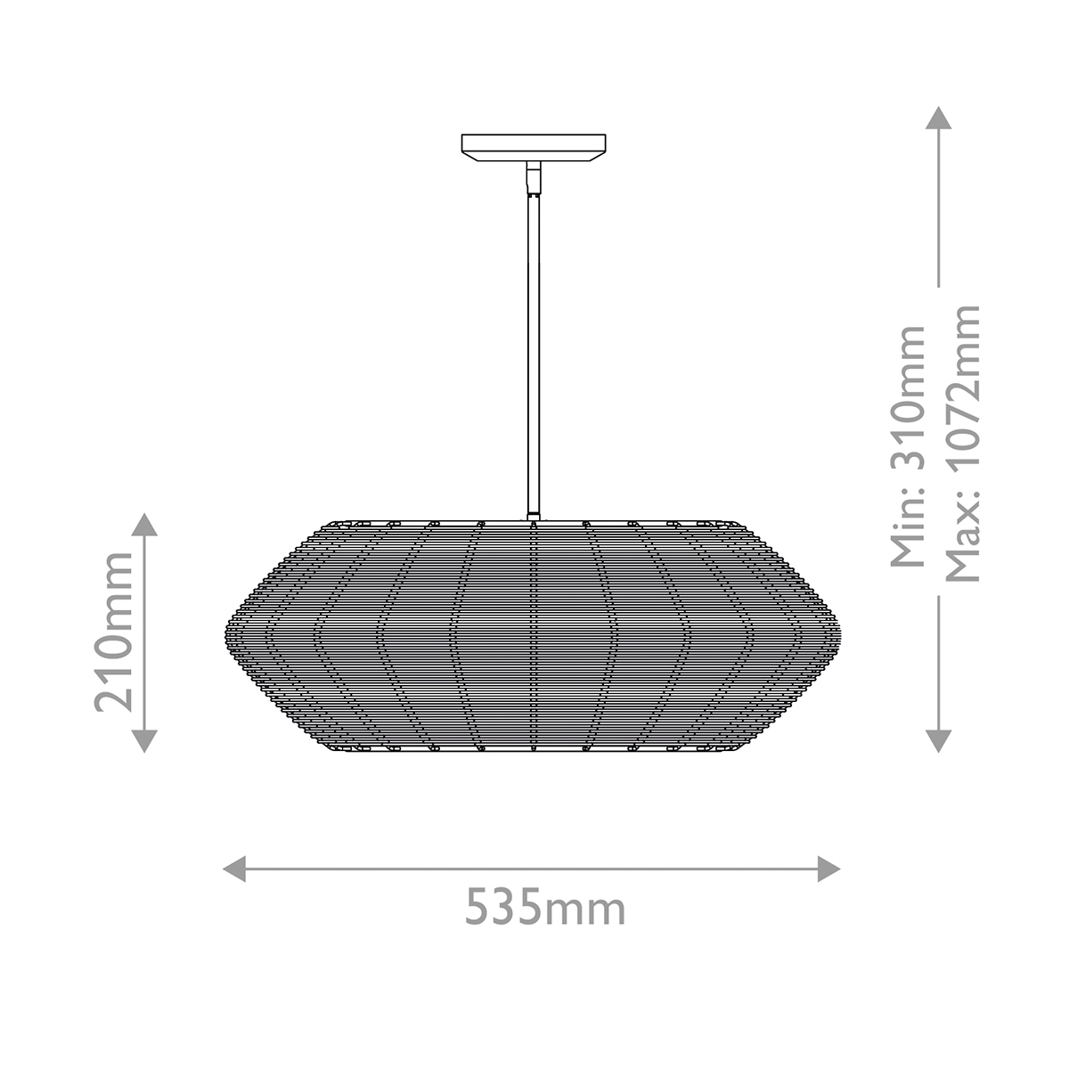 Дизайнерский подвесной светильник Luca, стиль:  5