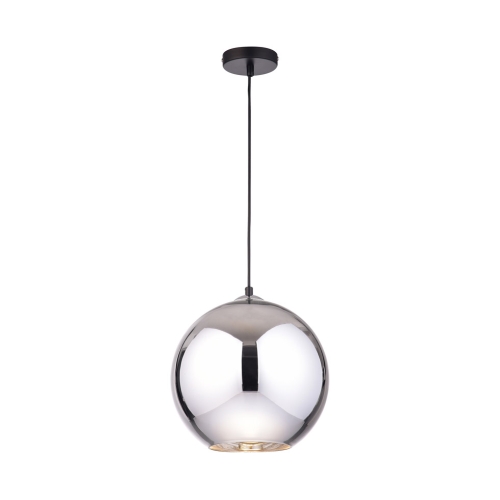 Подвесной светильник Mia Chrome Gramercy Home, размеры: 26x26x31 см Дизайнерский подвесной светильник Mia Chrome, стиль: современный