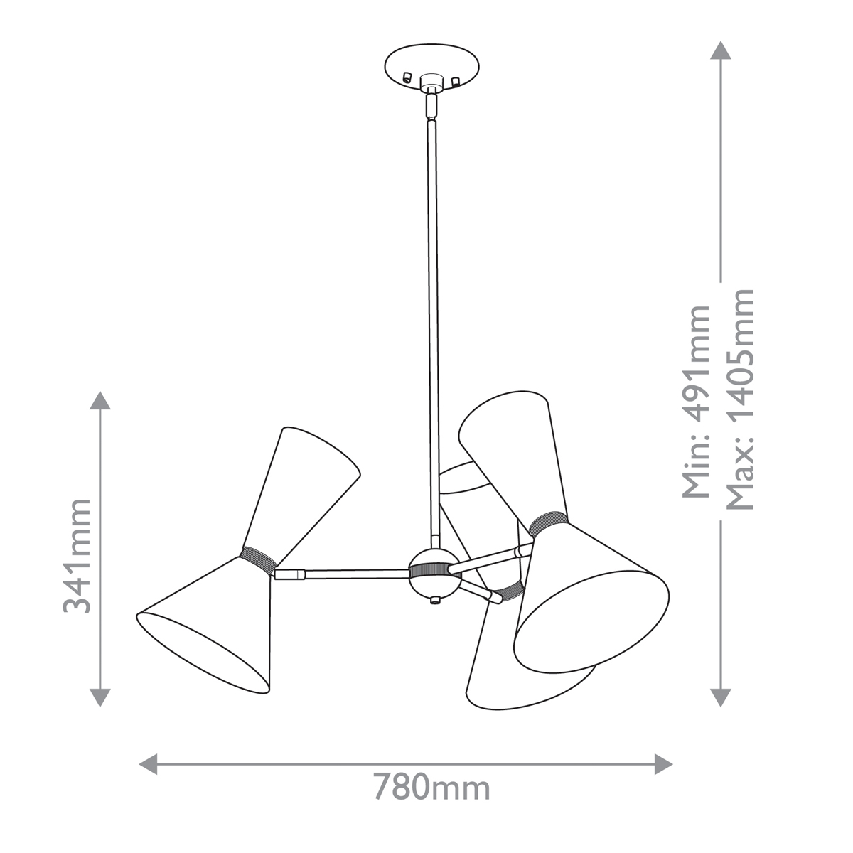 Дизайнерская люстра Phix, стиль: современный 10