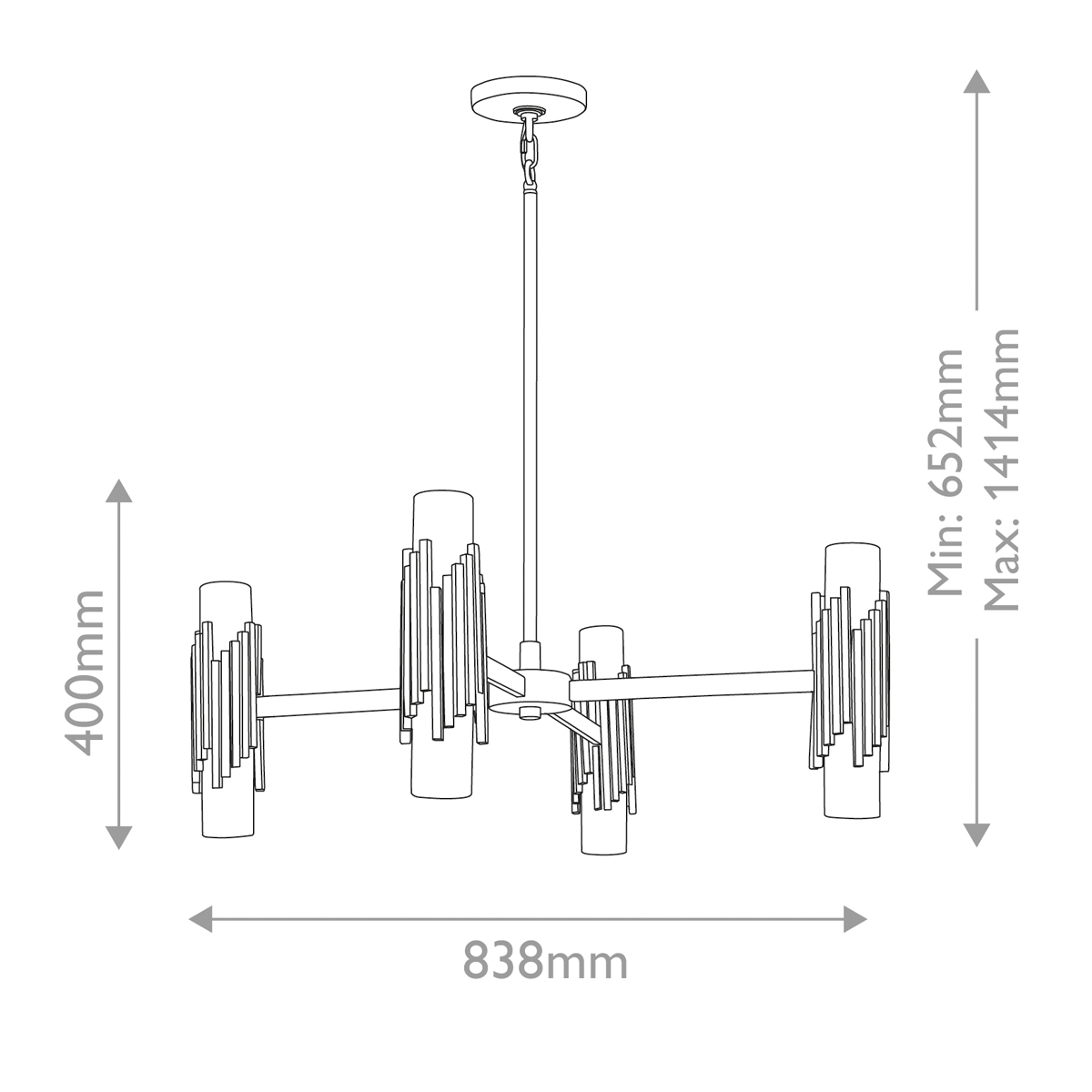 Дизайнерская люстра Marvele, стиль: современный 9