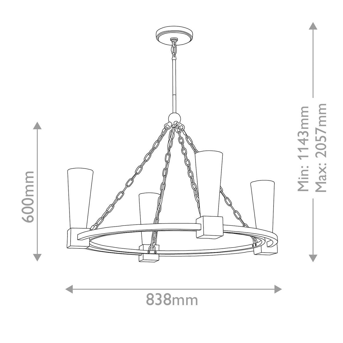 Дизайнерская люстра Kristy, стиль: современный 7