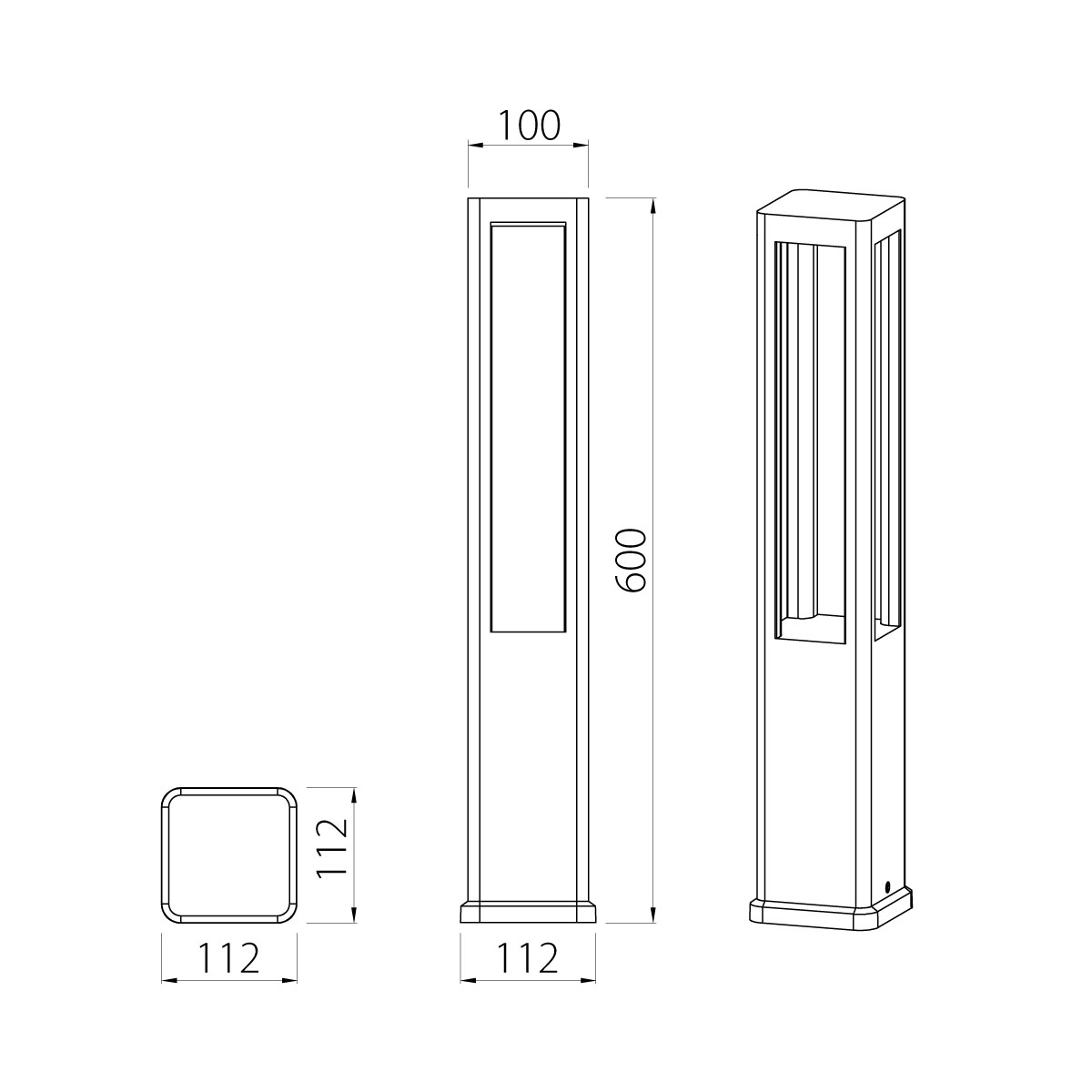 картинка Фонарный столб Natural Concepts, Арт. NC-113104-60-DG от магазина Одежда+ 8