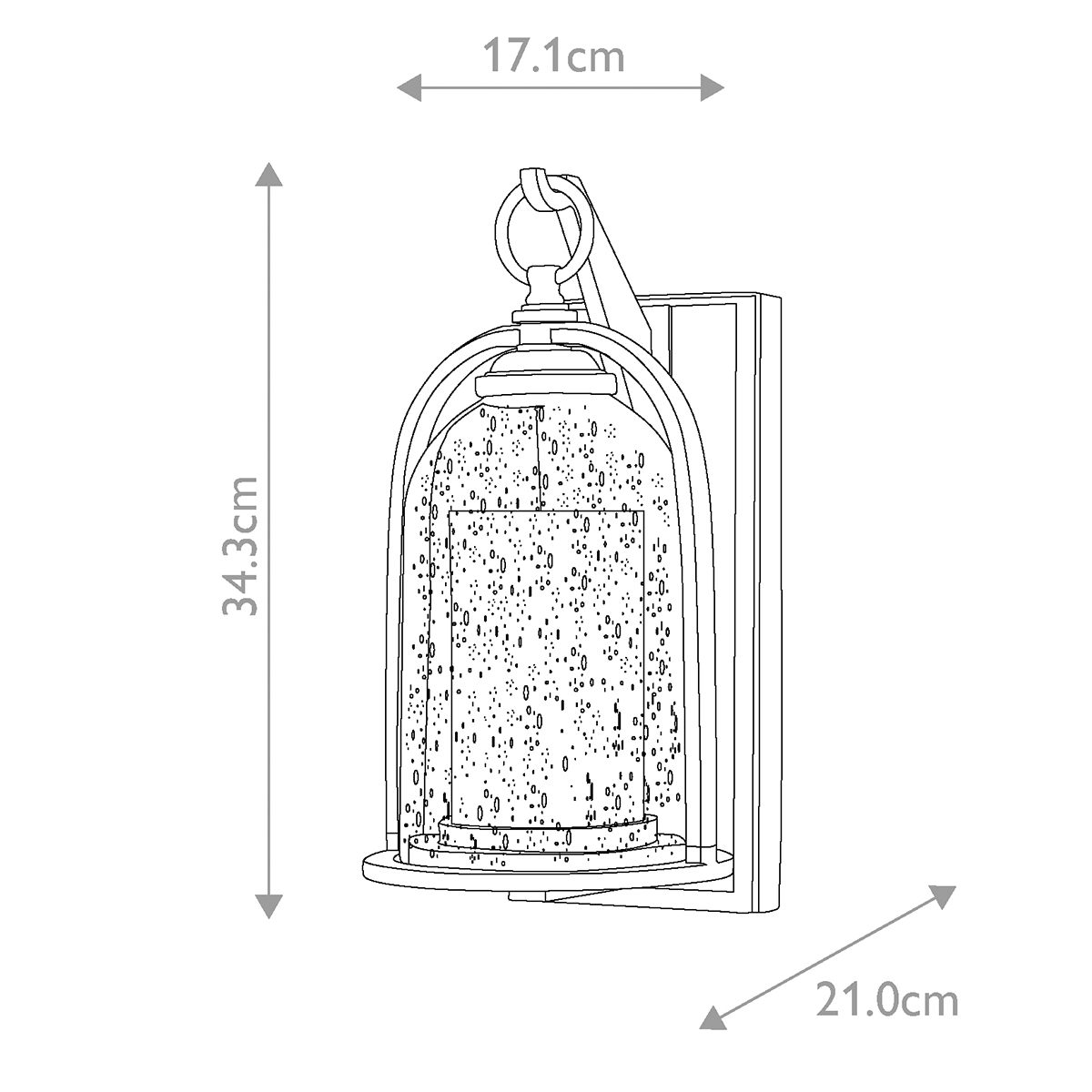 картинка Настенный фонарь Hinkley Lighting, Арт. HK-QUINCY-S от магазина Одежда+ 5