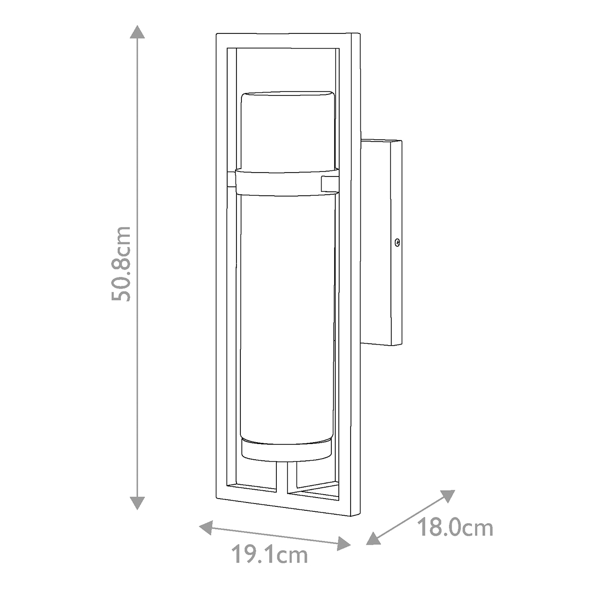 картинка Настенный фонарь Hinkley, Арт. HK-CORDILLERA-M-BU от магазина Одежда+ 8