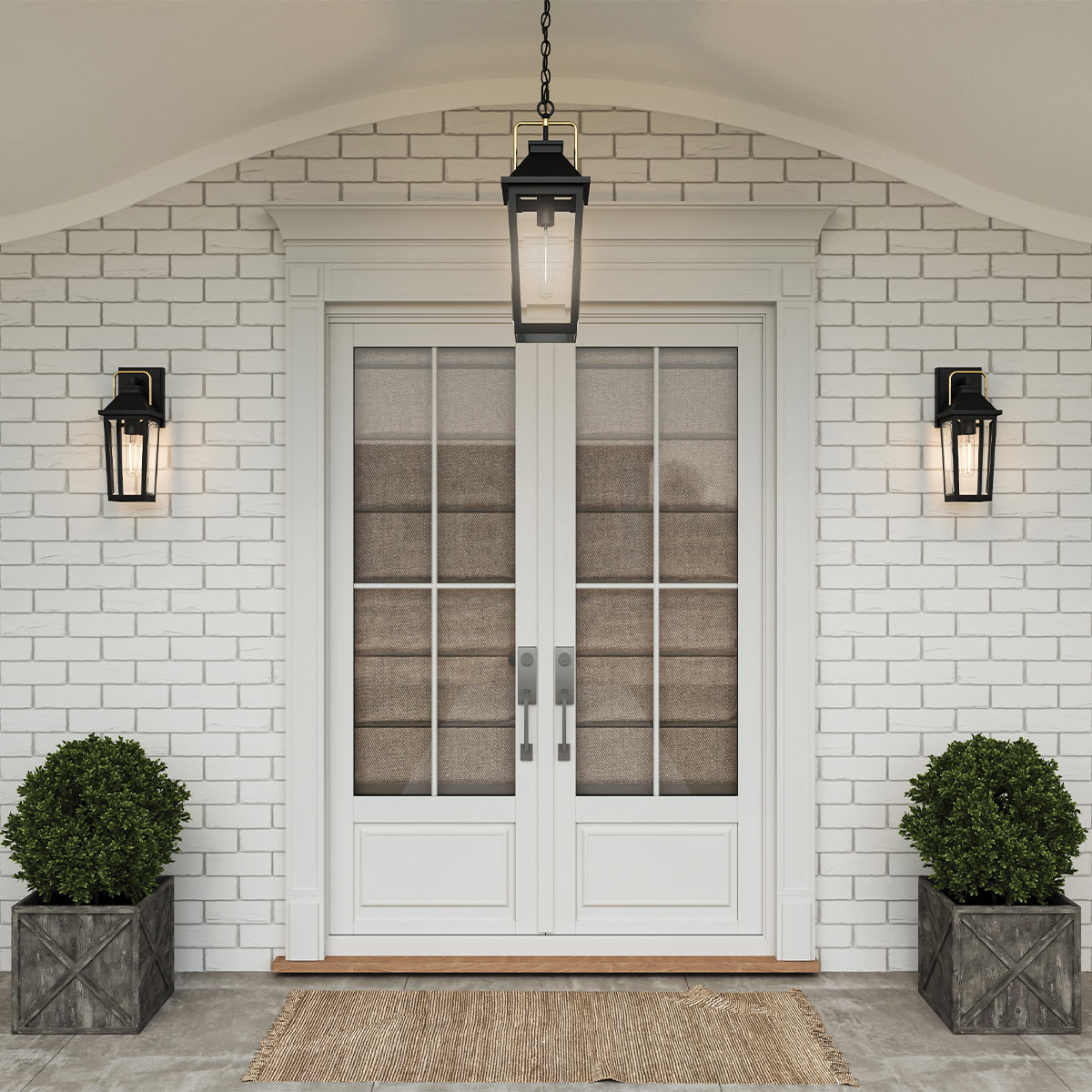 картинка Настенный фонарь Quoizel, Арт. QZ-BUCKLEY-S-MBK от магазина Одежда+ 7