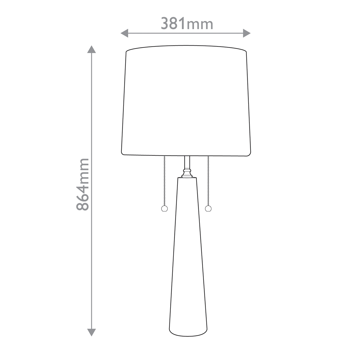 Дизайнерская настольная лампа Sidney, стиль:  7