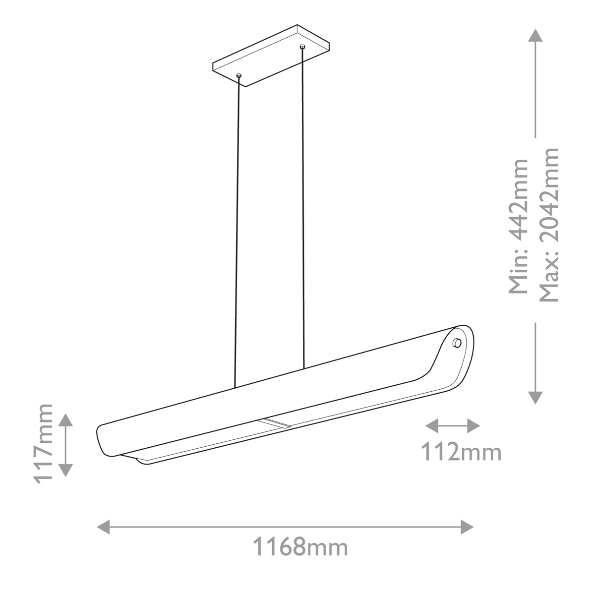 Дизайнерский подвесной светильник Arco, стиль: современный 10