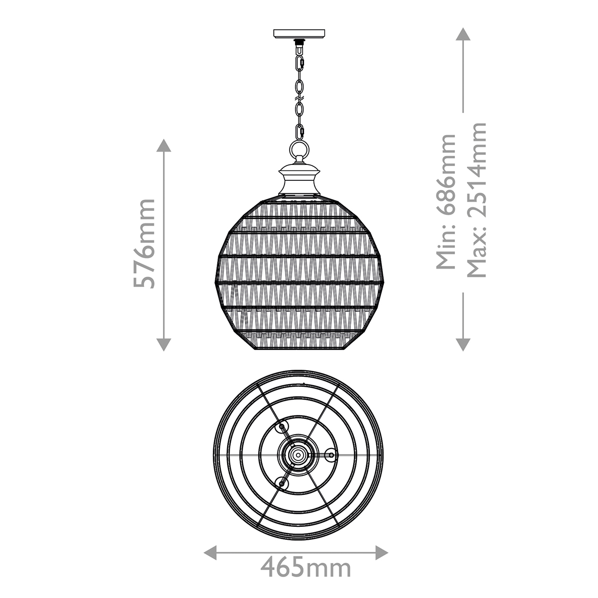 Дизайнерский подвесной светильник Casablanca, стиль:  9