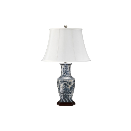 Настольная лампа Blue hex Gramercy Home, размеры: 46xx75 см Дизайнерская настольная лампа Blue hex, стиль: английский