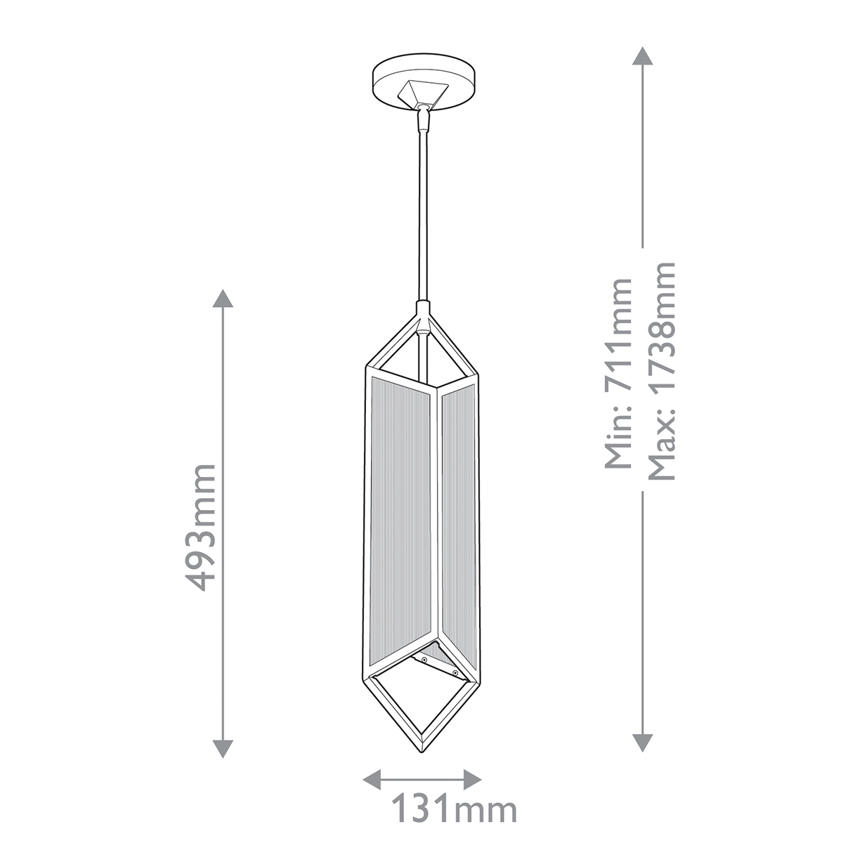 Дизайнерский подвесной светильник Cairo, стиль:  7