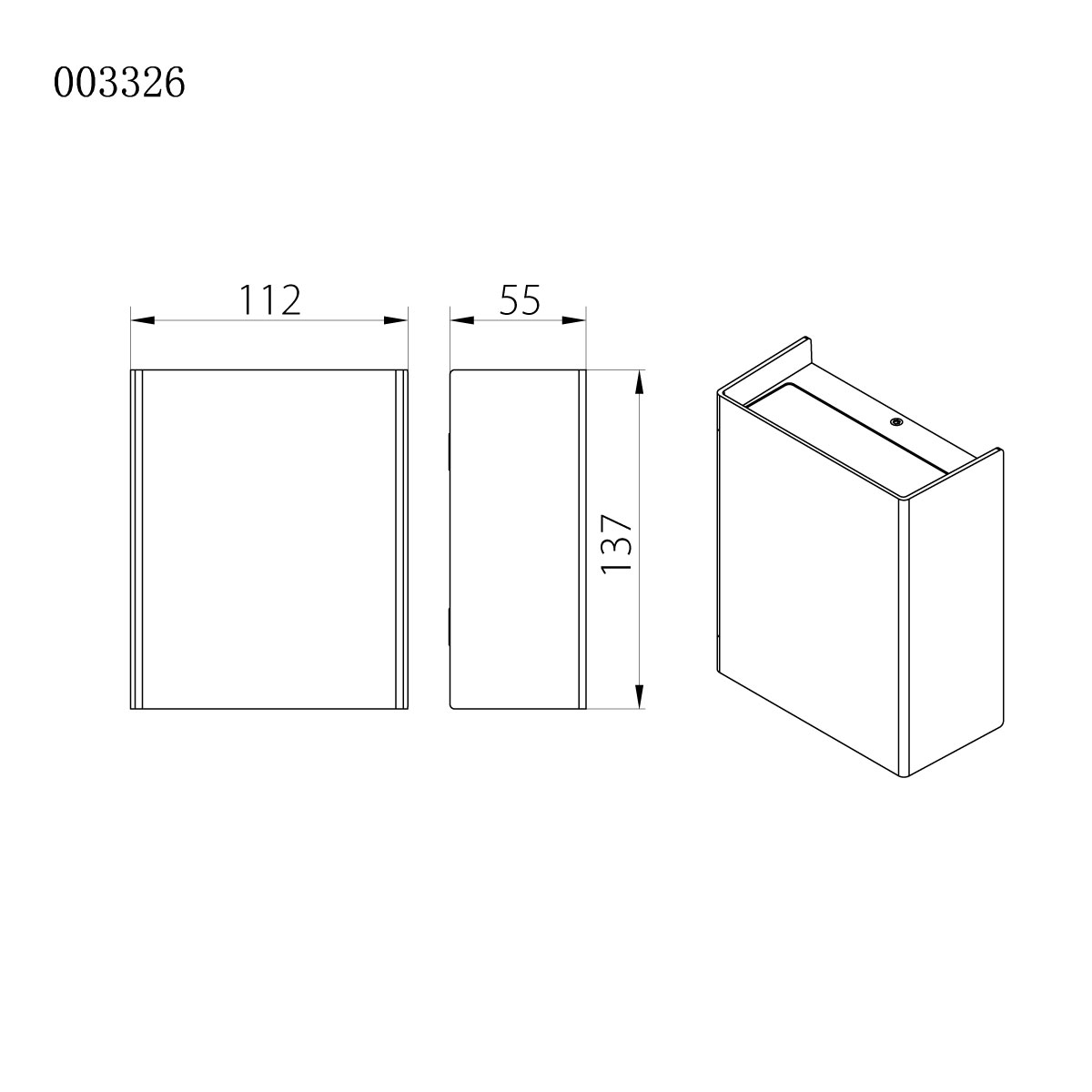картинка Настенный фонарь Natural Concepts, Арт. NC-003326-SB от магазина Одежда+ 10