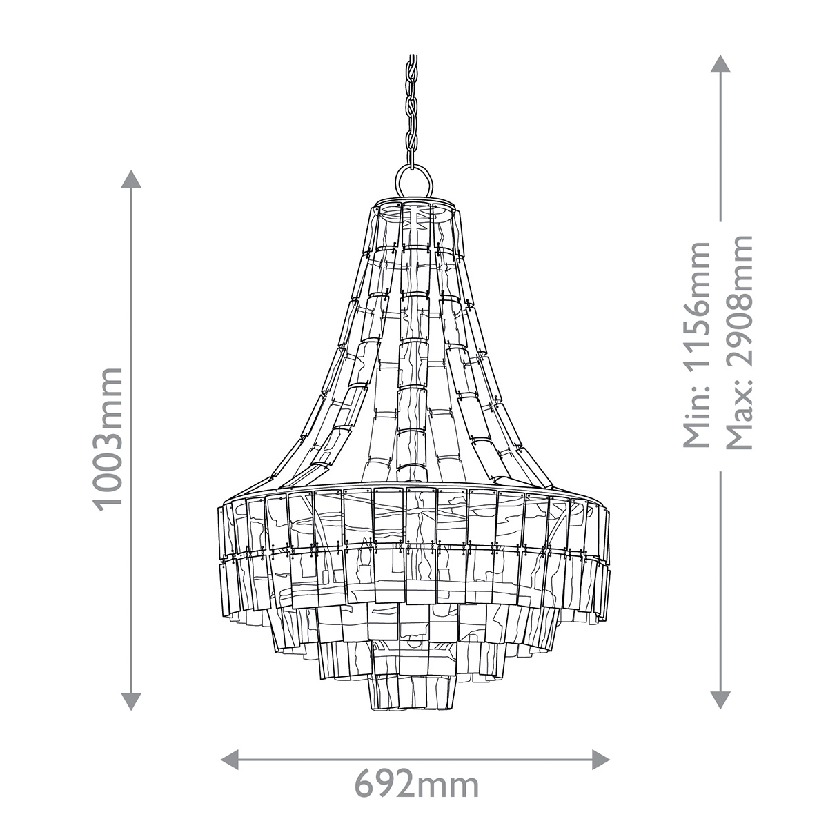 Дизайнерская люстра Vintner, стиль:  4