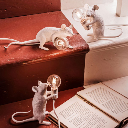 Дизайнерская настольная лампа Mouse Lamp, стиль: 