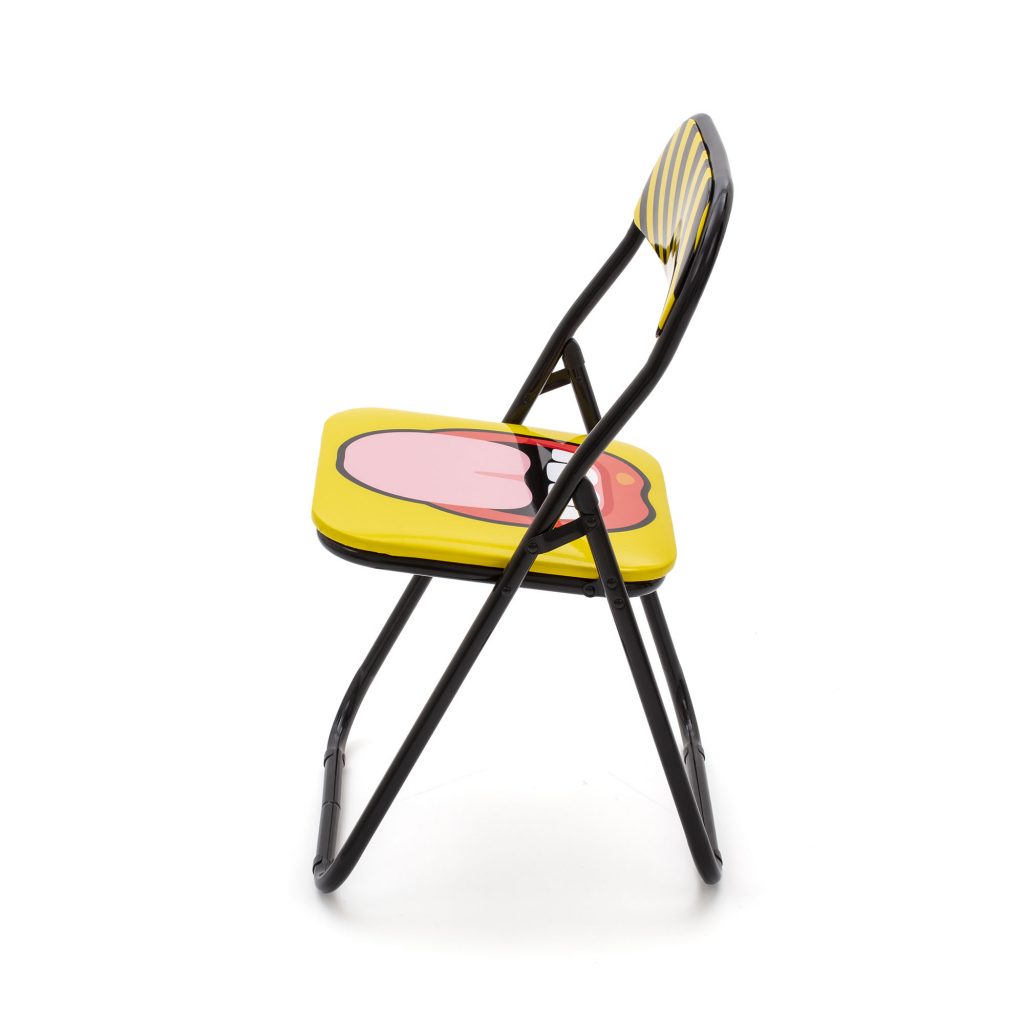 Дизайнерский стул Blow Folding Chair желтый 5
