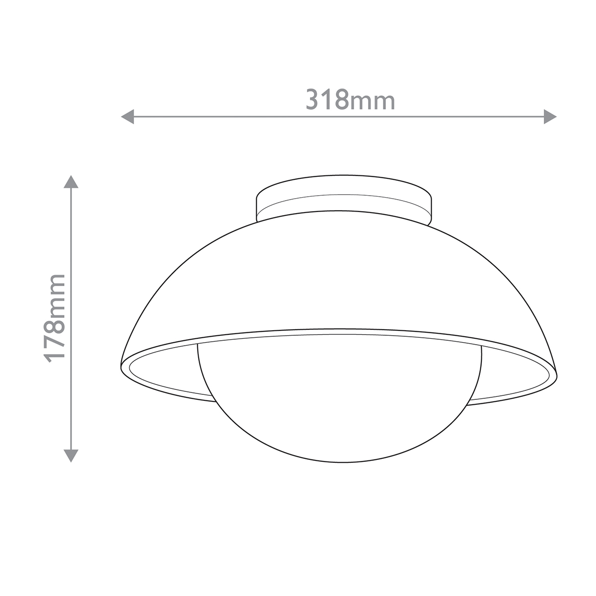 Дизайнерский потолочный светильник Glaze, стиль:  7