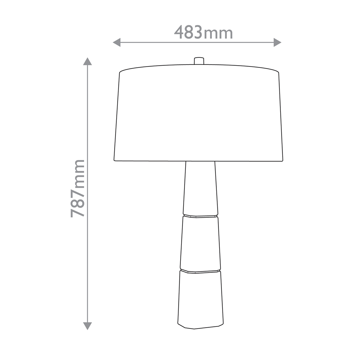 Дизайнерская настольная лампа Dosman, стиль:  7