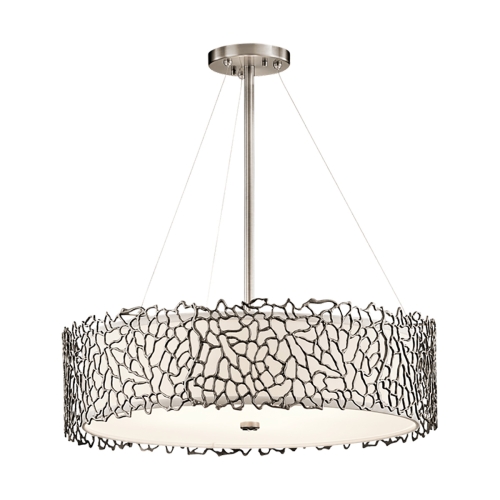 Подвесной светильник Silver coral Gramercy Home, размеры: 55,9x119,4x17,5 см Дизайнерский подвесной светильник Silver coral, стиль: современный