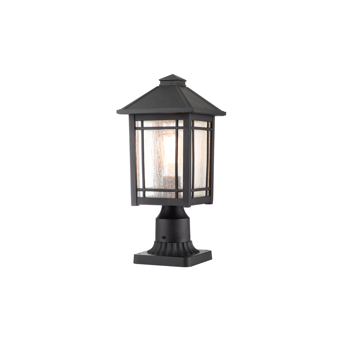картинка Фонарь-пьедестал Quoizel, Арт. QZ-CEDAR-POINT3-M-BK от магазина Одежда+ 1