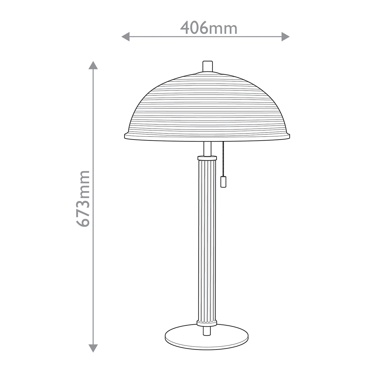 Дизайнерская настольная лампа Annette, стиль:  7
