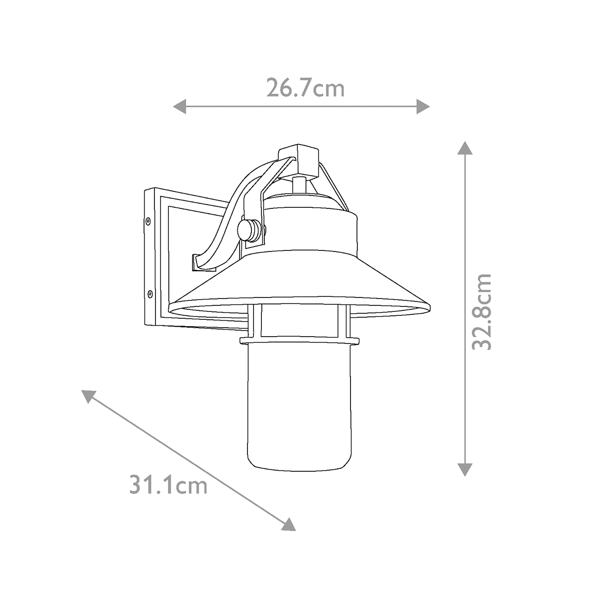 картинка Настенный фонарь Feiss, Арт. FE-BOYNTON2-M от магазина Одежда+ 6