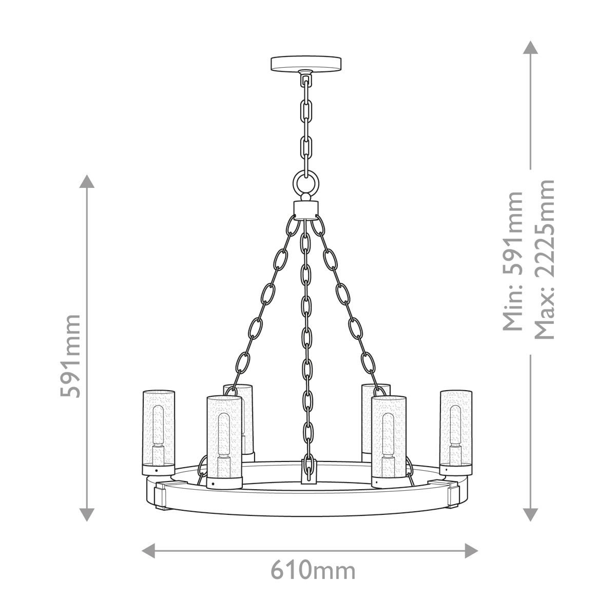 картинка Подвесной фонарь Hinkley, Арт. HK-SAWYER6-SQ от магазина Одежда+ 6