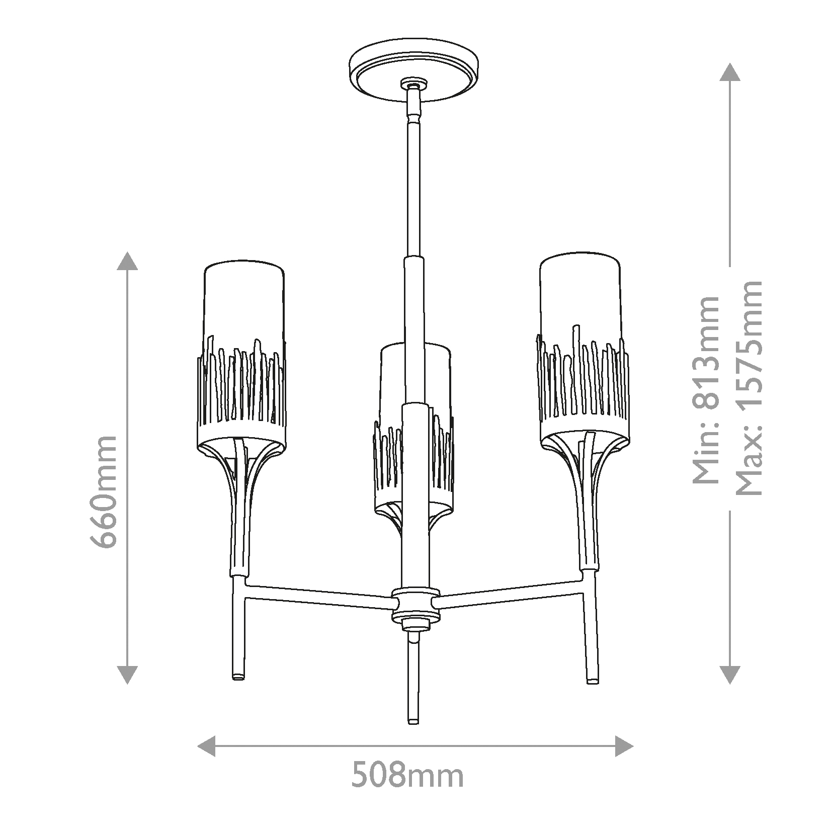 Дизайнерская люстра Sawgrass, стиль:  7