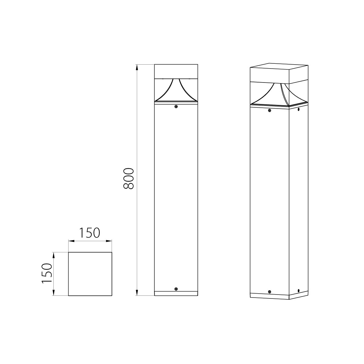 картинка Фонарный столб Natural Concepts, Арт. NC-003240-80-SB от магазина Одежда+ 10