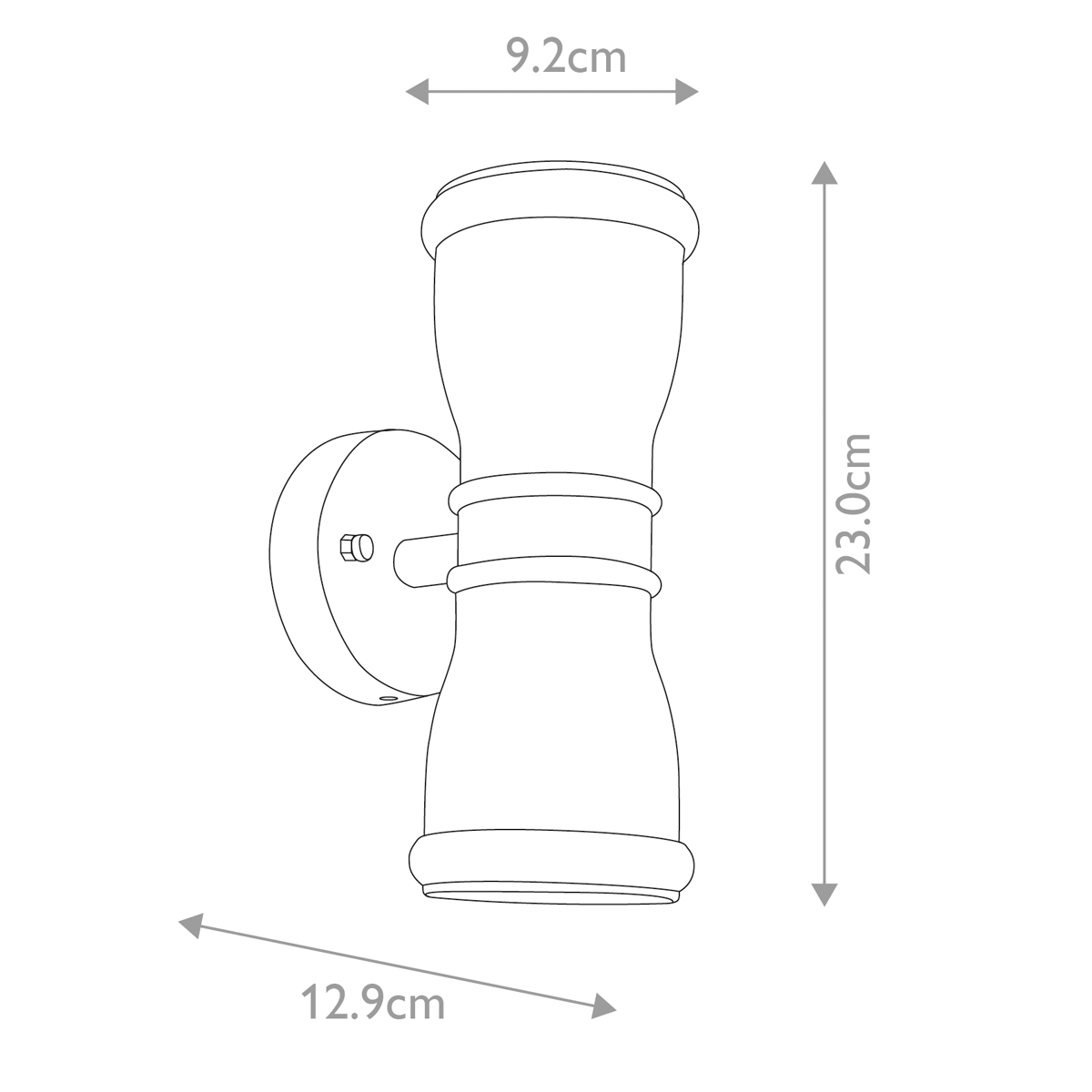 картинка Настенный фонарь Elstead Exterior, Арт. GZH-MALV от магазина Одежда+ 4