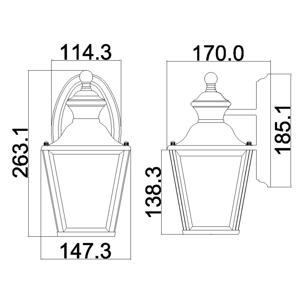 картинка Настенный фонарь KL-BAY-SHORE2-S Kichler, арт. KL-BAY-SHORE2-S от магазина Одежда+ 4