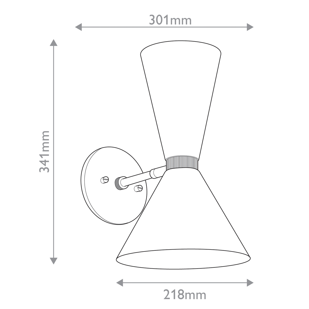 Дизайнерское бра Phix, стиль: современный 10