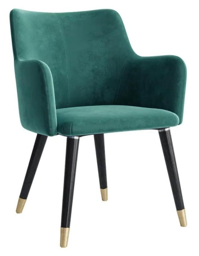 Темно-зеленый стул Warby Gramercy Home, размеры: 61x58x81 см Дизайнерский стул Warby темно-зеленый