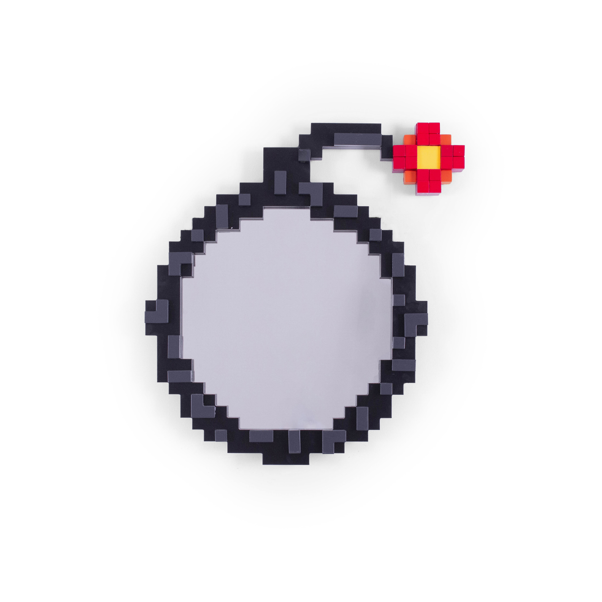 Дизайнерское зеркало Pixel Mirror черное 1