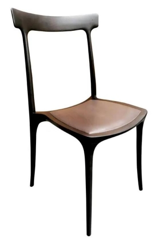 Черный стул P.J.S. Gramercy Home, размеры: 50x47x86 см Дизайнерский стул P.J.S. черный
