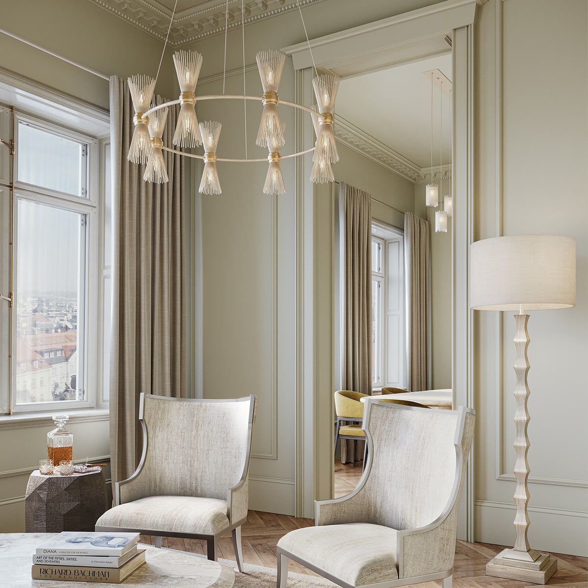 Дизайнерская люстра Novatude, стиль:  4