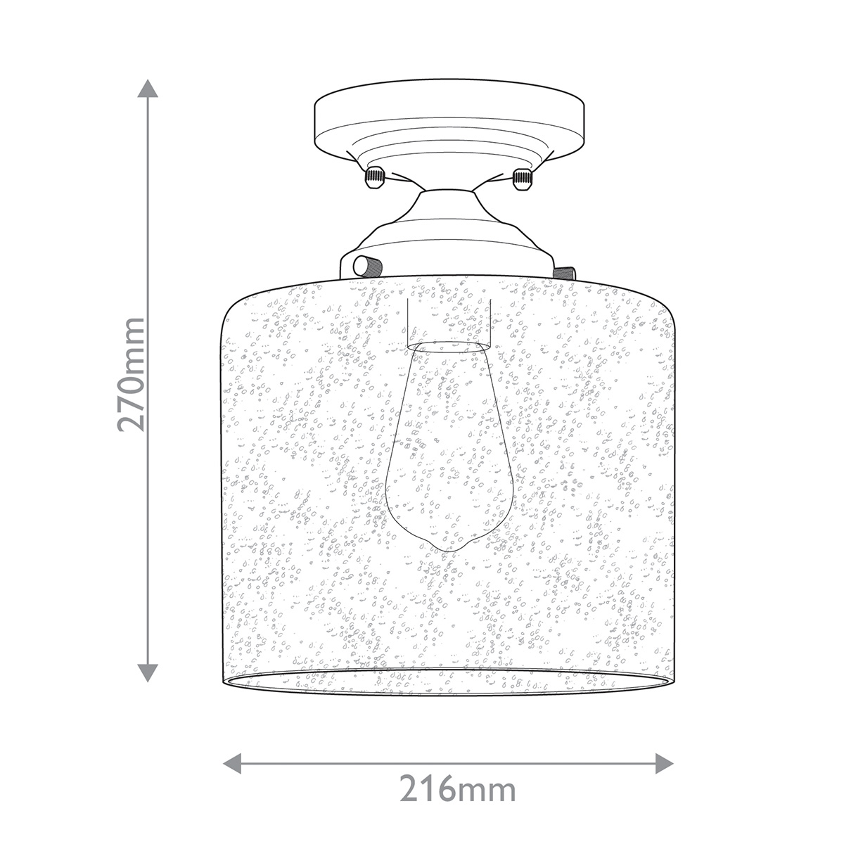 Дизайнерский потолочный светильник Winslow, стиль:  9