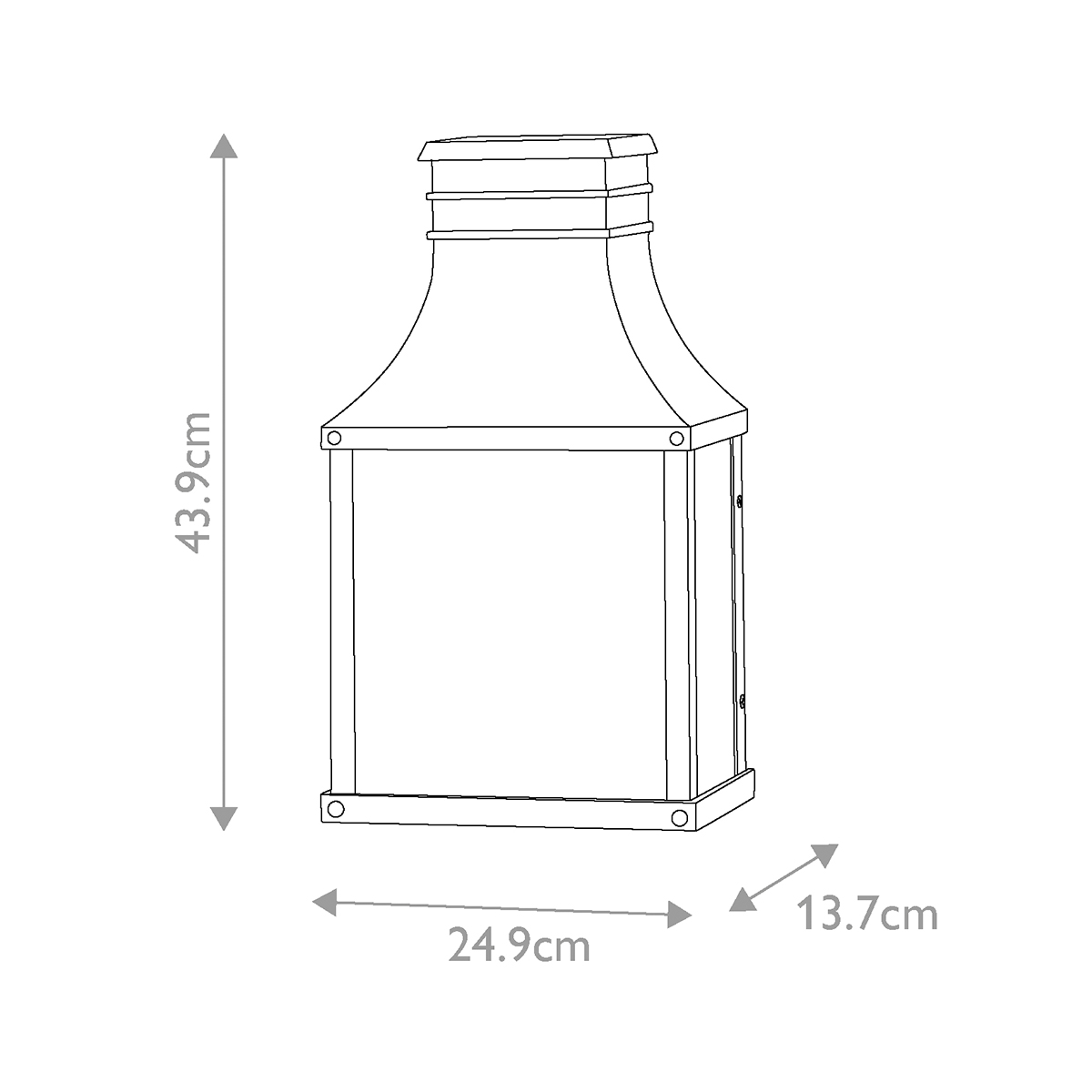 картинка Настенный фонарь Hinkley, Арт. HK-BEACON-HILL7-MB от магазина Одежда+ 7