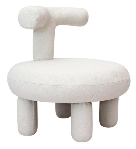 Белое кресло Blanice Gramercy Home, размеры: 71x71x72 см Дизайнерское кресло Blanice белое